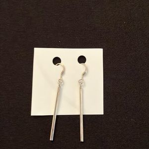 Sterling drop earrings.  Drop is 1.5” long.